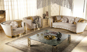 Whole living room spread from Muebles Italiano's Lilium Living Set