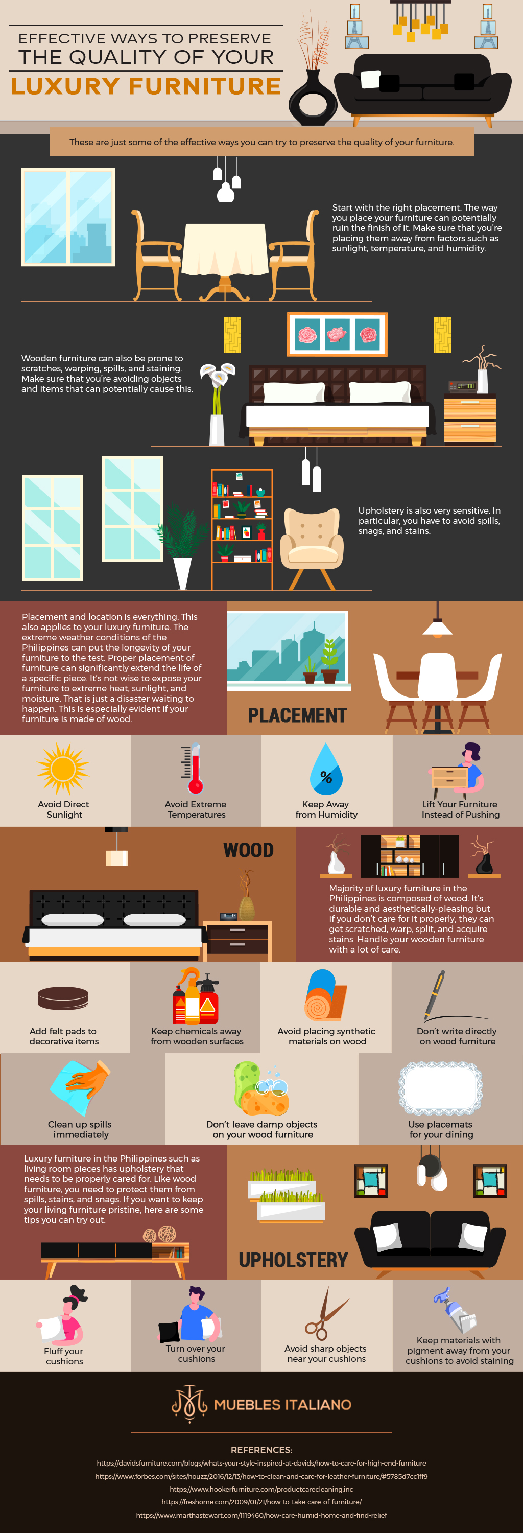 Infog Effective Ways To Preserve The Quality Of Your Luxury Furniture