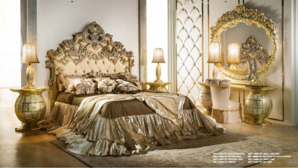 Cappelletti Tribute Pure Gold Bedroom Set